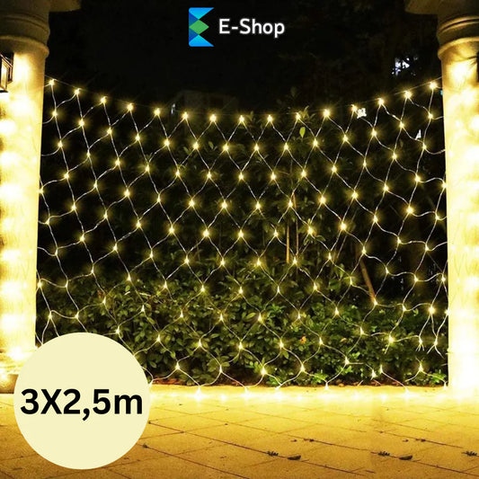 REȚEA LAMPI LED 3x2m