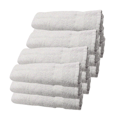 SET PROSOAPE ALBE CU BORDA-12 BUC