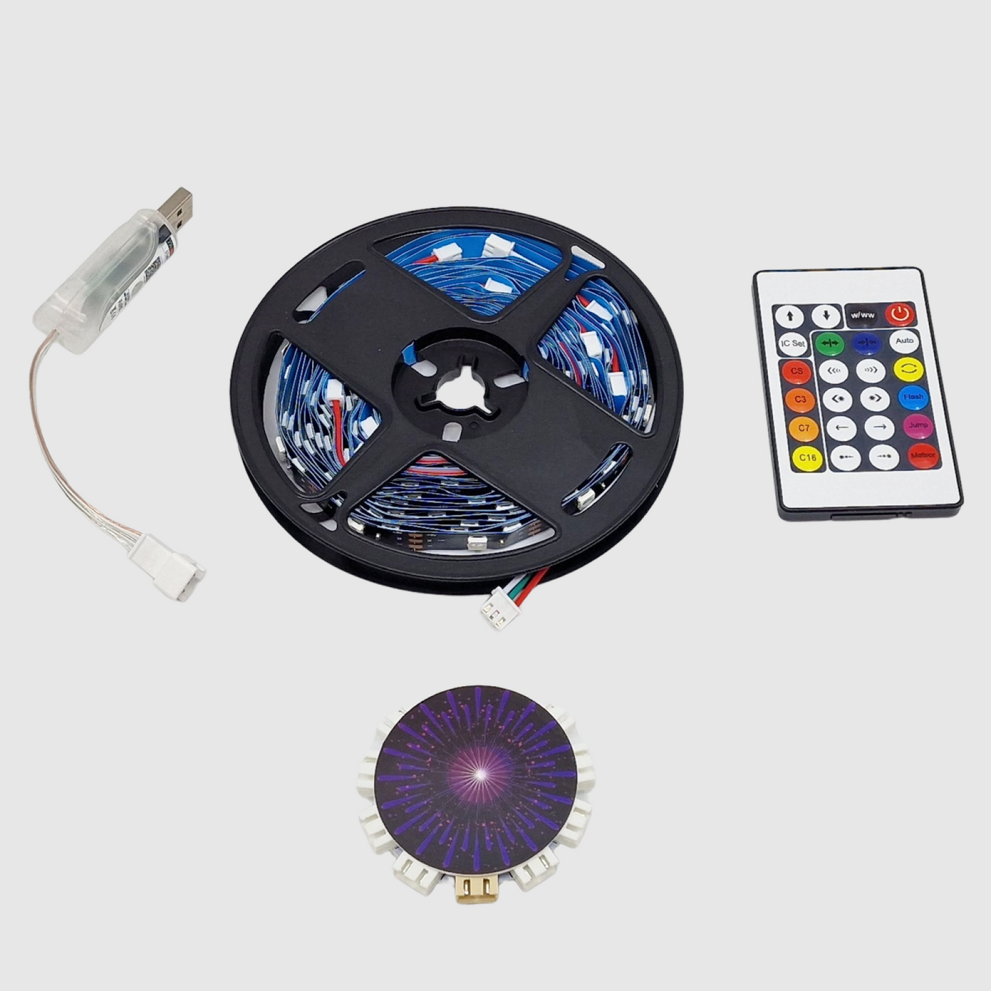FOCURI DE ARTIFICIO LED RGB