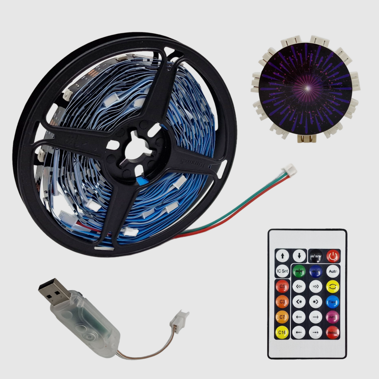 FOCURI DE ARTIFICIO LED RGB