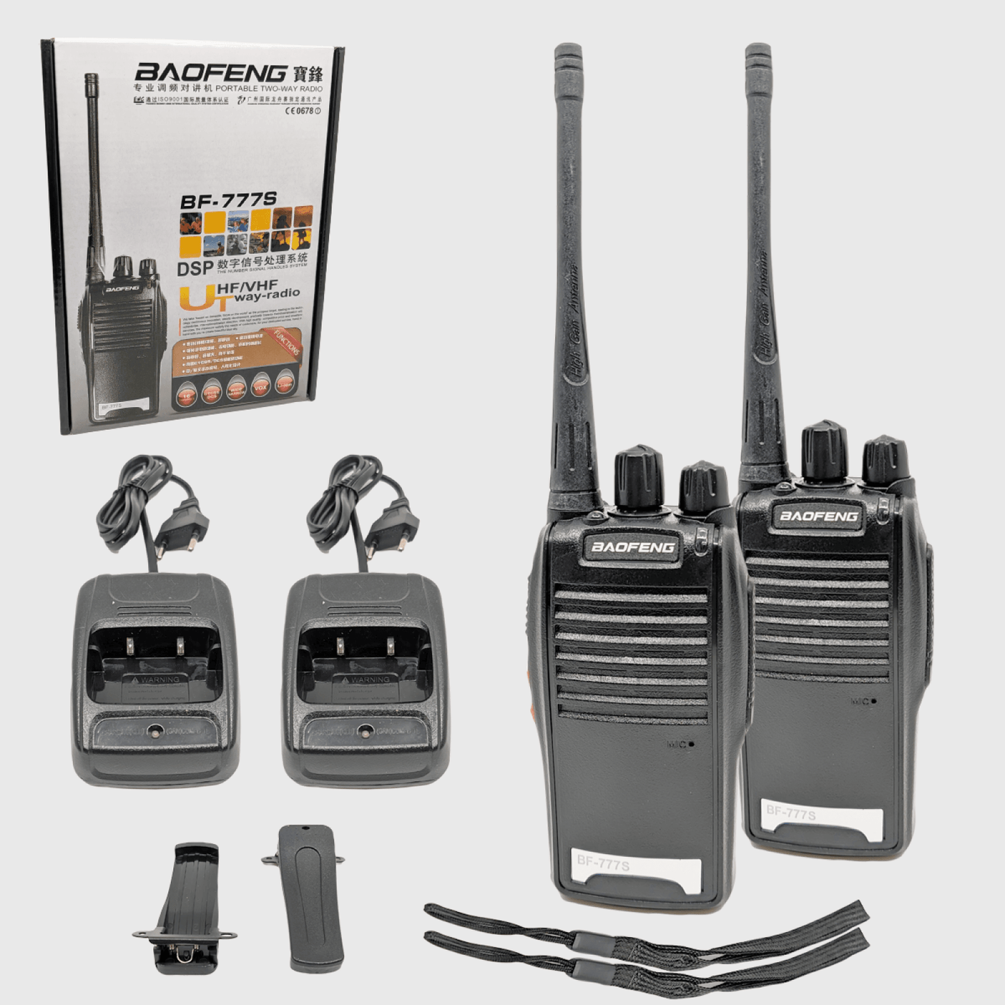BF-777S SET BAOFENG WALKIE TALKIE