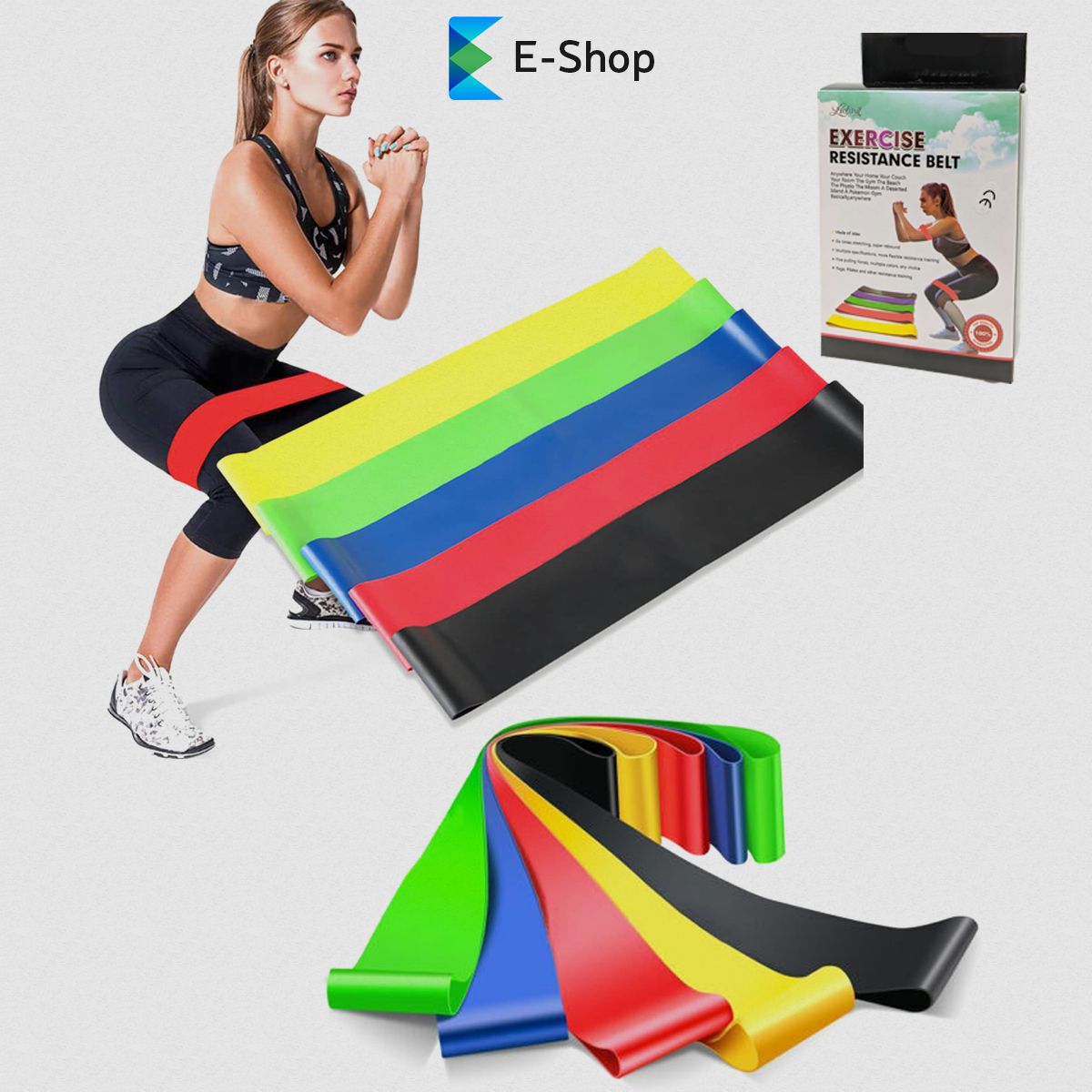 BANDE ELASTICE PENTRU EXERCIȚII CU REZISTENTĂ