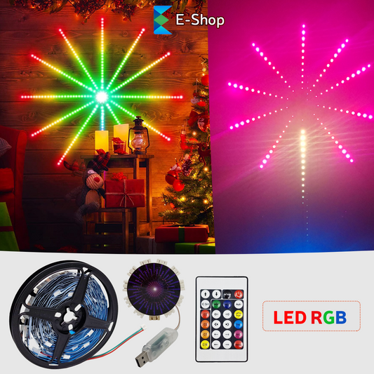 FOCURI DE ARTIFICIO LED RGB
