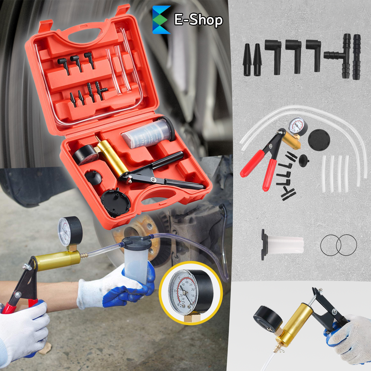 ACCESORII DE SURGERARE FRÂNE CU POMPĂ DE VID