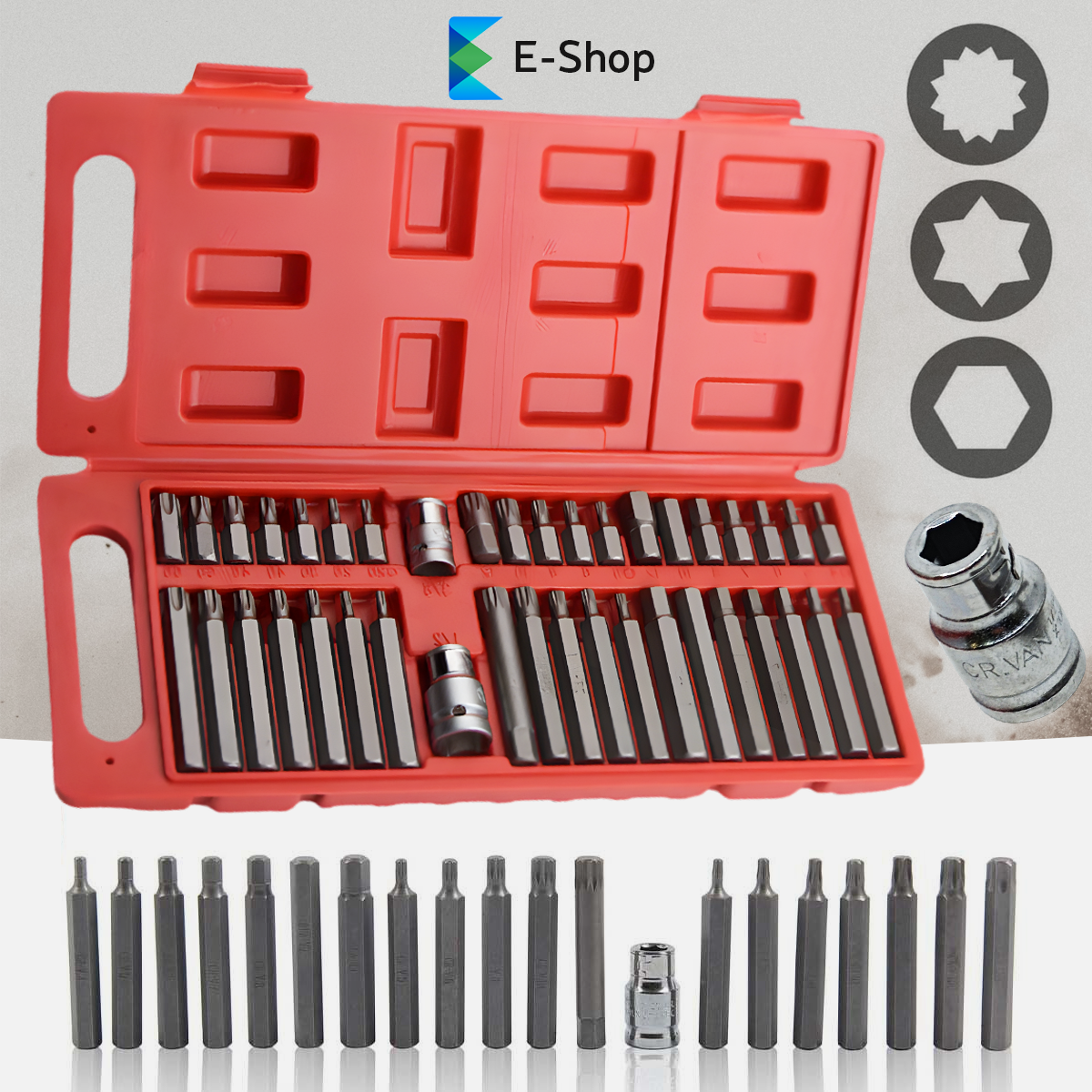 SET 40 de bucăți TORX