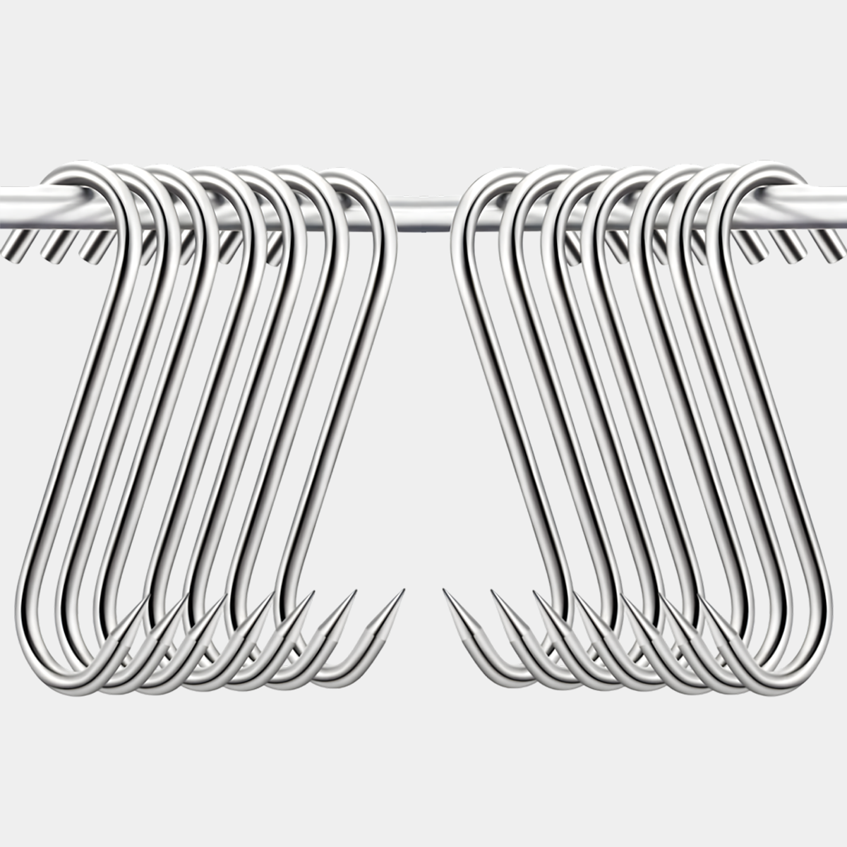 CÂRLIG "S" PENTRU CARNE – SET DE 50 BUCĂȚI