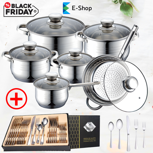 SET OALE (12 PIESE) + SET TACĂMURI (24 PIESE)