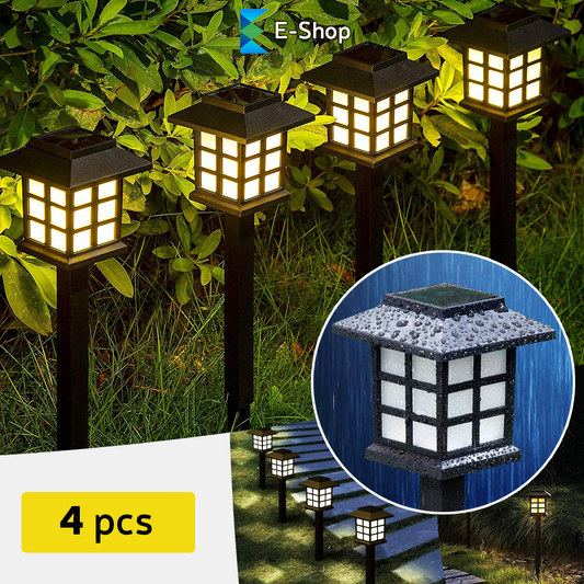 LAMPA SOLAR DE GRADINA LED - 4 bucati