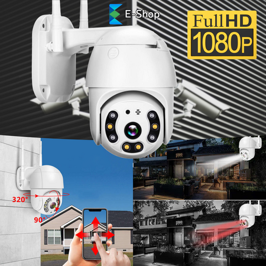 CAMERA WIFI IMPERMEABILĂ ROTATIVĂ 360°