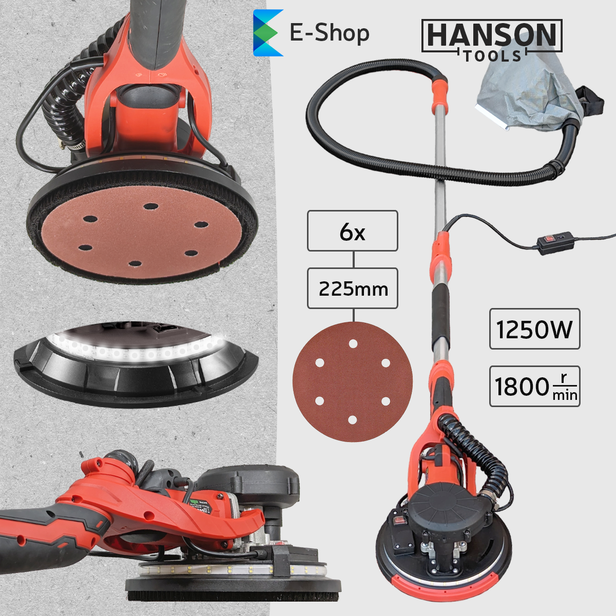 POLIZOR DE PERETI TELESCOPIC HANSON